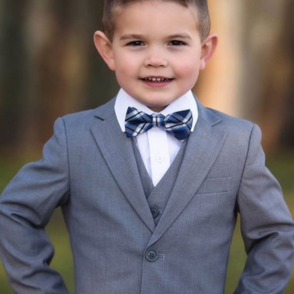 Kids grey suit set